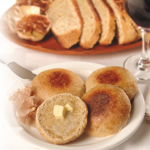 pan de ajo con avena