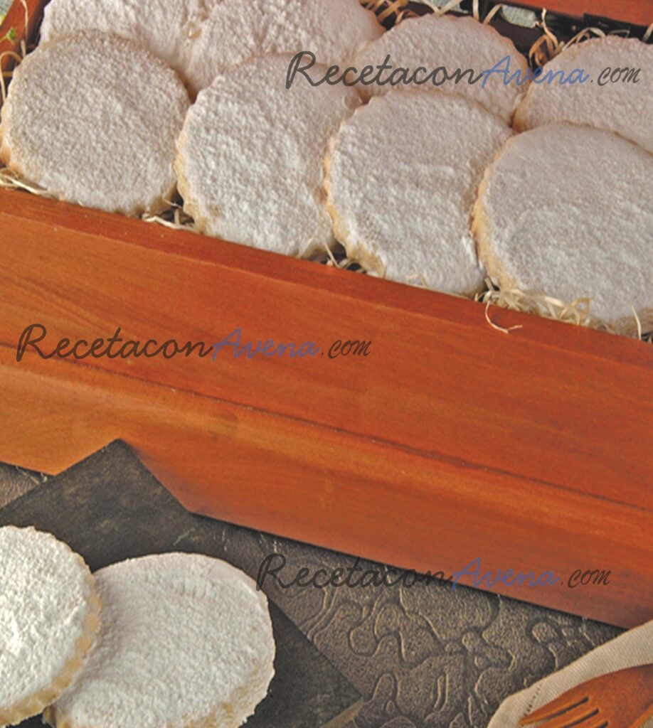 Mantecados de Navidadcon avena,fácil y saludables